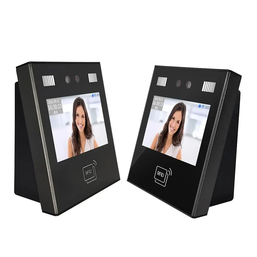 5000 Face Capacity Wifi Cloud Software Employee Card Time Clock Biometric Face Machine Attendance Backup Battery