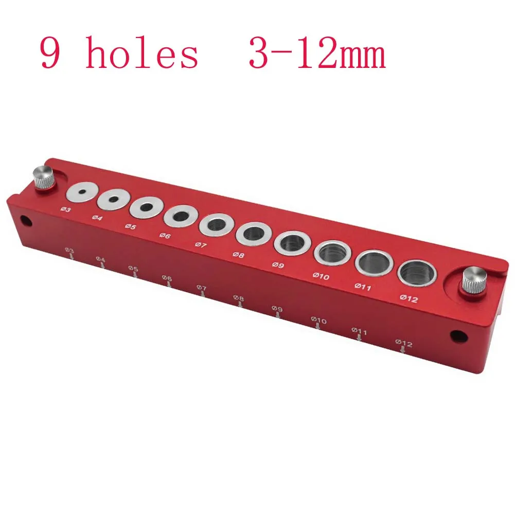 Wood Drilling Jig 6/9 Hole Wood Drilling Jig For 45 Degree Angled And Vertical Round Wood Locator Guide Tool