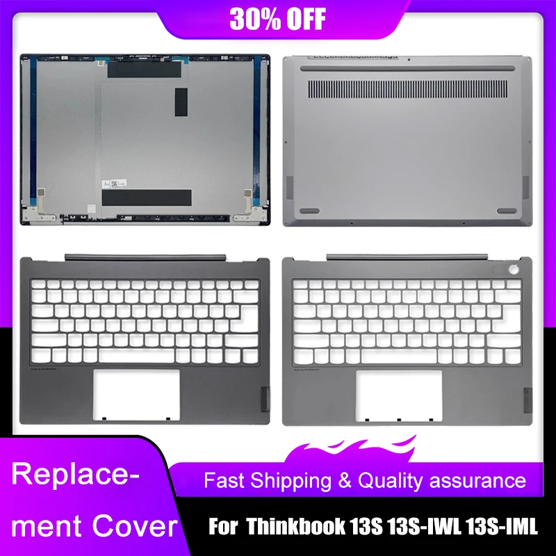 New Laptop LCD Back Top Cover For Lenovo Thinkbook 13S 13S-IWL 13S-IML  Palmrest Upper Bottom Base Case Replacement A C D Cover