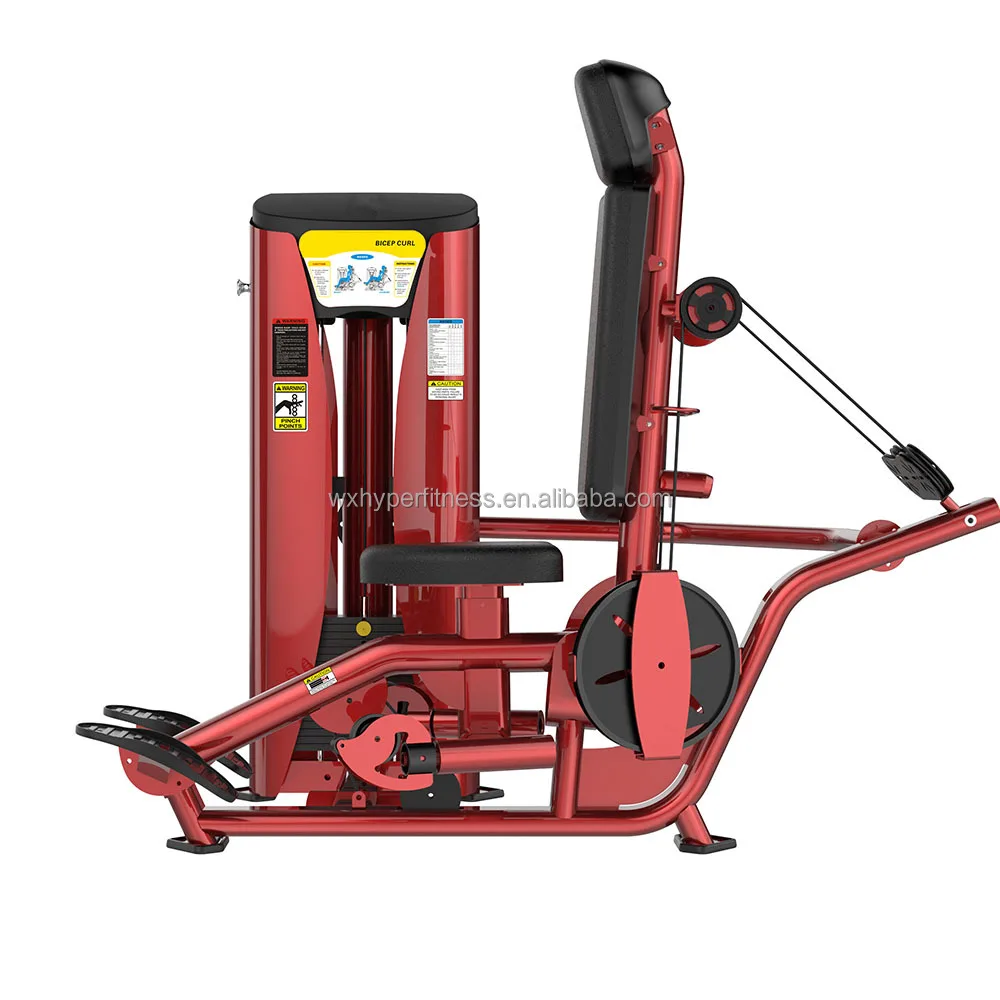 

Gym Fitness Equipment Strength Machine Commercial Used Pin Loaded Factory Sales Bicep Curl