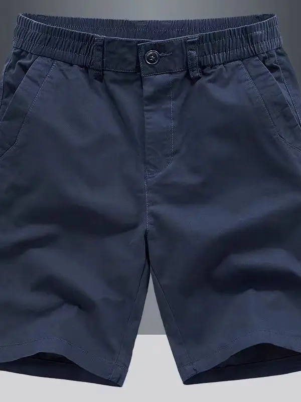 

Summer New Casual orts Men Loose Thin Breathable Elastic Waist Simple Large Size American Retro Five-Point Trendy orts