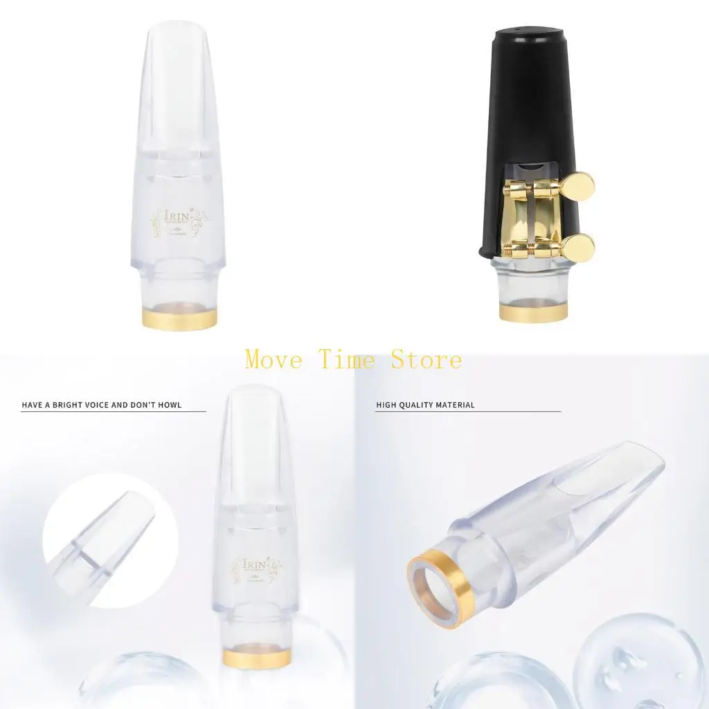92ME Mouthpiece Saxophone Sax Alto Ligature Clarinet Reeds Set Accessories Cushions Set Metal Cap Cushion Saxophone Accessory