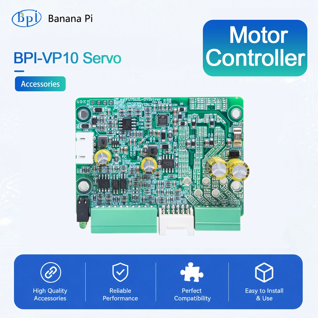 Banana Pi BPI-VP10 Servo motor controller [Fortior FU7512L]