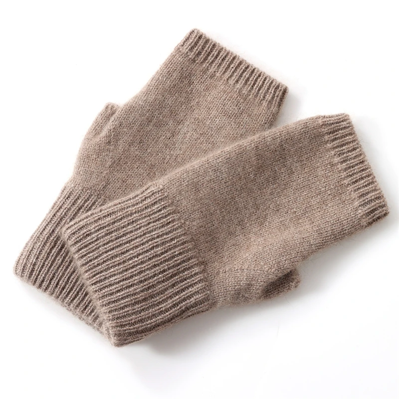 ถุงมือแคชเมียร์แท้ 100% คุณภาพสูง สำหรับฤดูใบไม้ร่วงและฤดูหนาว แบบหนา ครึ่งนิ้ว ชิ้นเดียว ให้ความอบอุ่น ป้องกันความหนาว ยืดหยุ่น ลายสก็อต