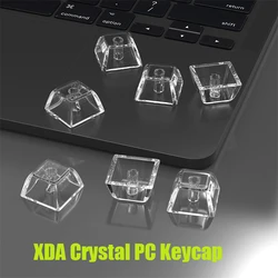 Crystal PC XDA Keycap Gamer Mechanical Keyboard 1U 1x Ball Transparent Clear Key Caps Blank Custom Mx Switch XDA Height Blacklit