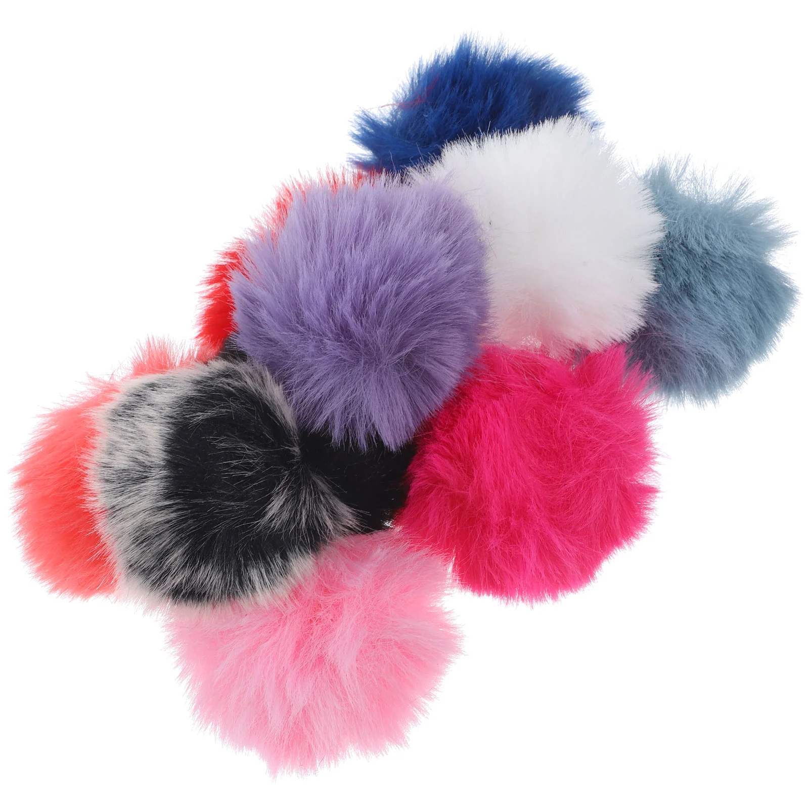 

10 Pcs Microphone Cover Microphones Furry Windscreen Windproof Hair Dryer Lapel Plush Muff