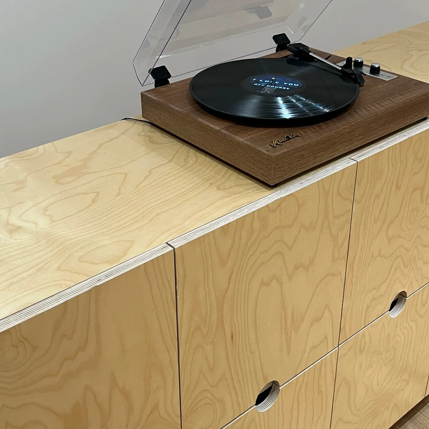 Italian simple optical axis marine board module , pantry side cabinet, multi-layer storage , log wind birch board