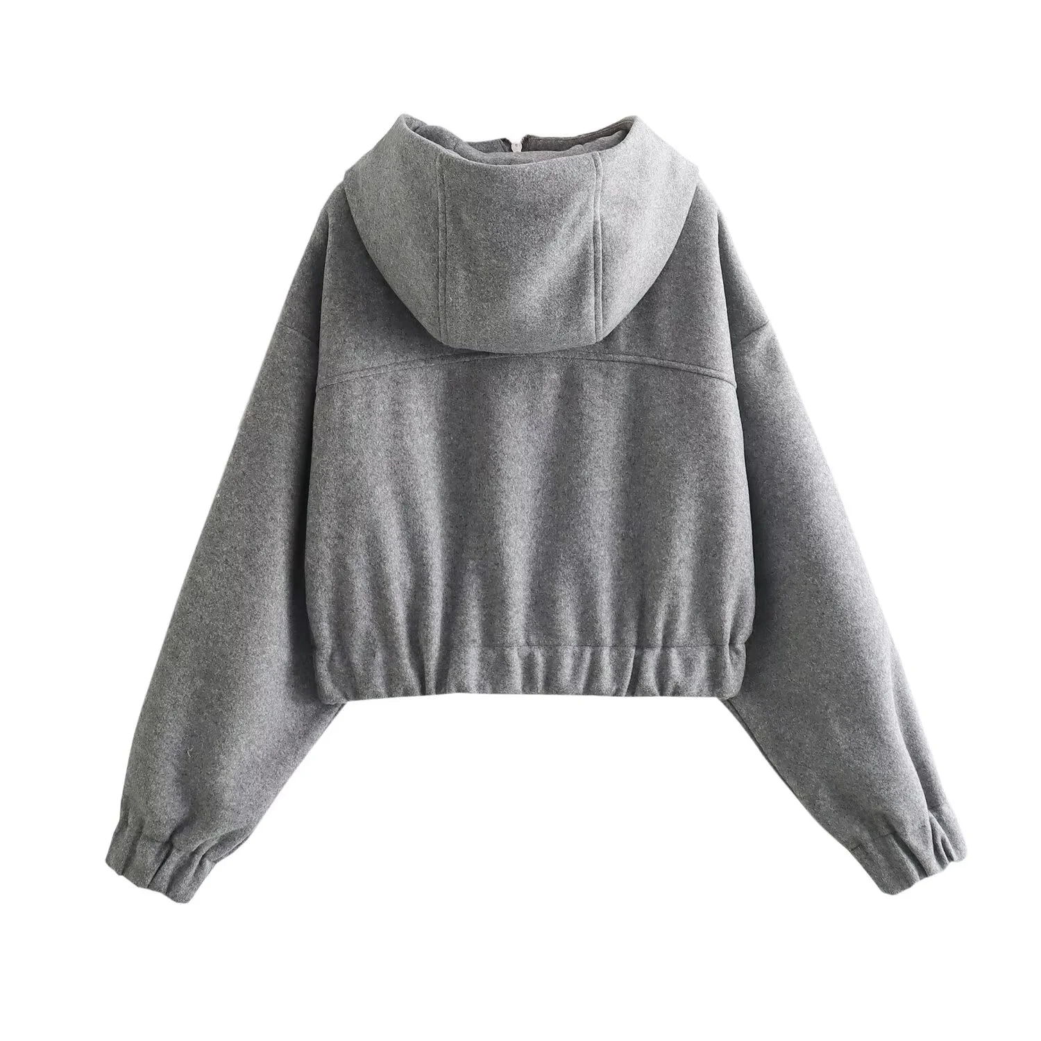 Conjunto de Terno Casual de Lã F Novo de Outono com Design de Moda, Manga Curta e Manga Longa, Estilo Francês, Tecido ...