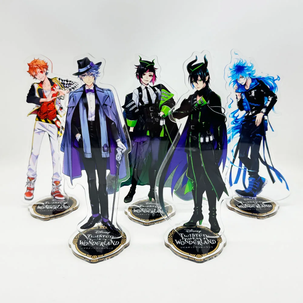 Game Twisted Wonderland Acrylic Figures Stand CosplayModel Plate Collection Desk Decoration Character Keychains Gifts