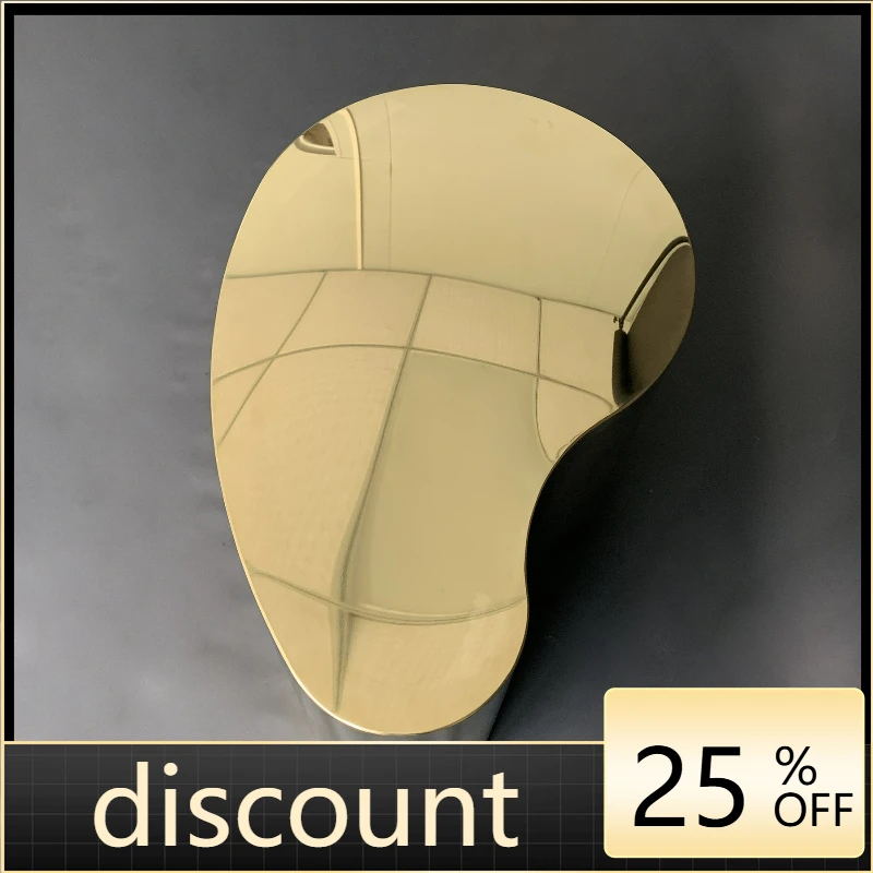 

LTT light luxury stainless steel mango-shaped coffee table modern creative fashion living room coffee table