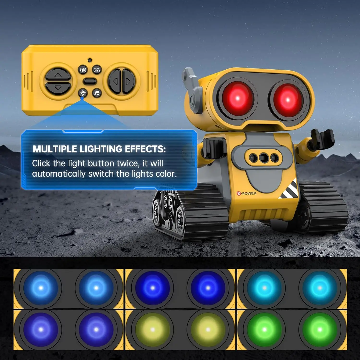 هامورود الحيوانات الأليفة الإلكترونية ألعاب روبوتية التحكم عن بعد روبوت الاطفال اللعب التجريبي التلقائي لفتة الاستشعار ضوء العين المتعددة السيارات