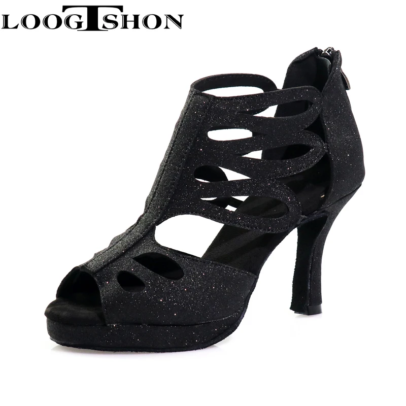 LOOGTSHON Latin water platform dancing shoes woman fashion shoes High Heels Jazz Shoes heels for girls women\'s platform shoes...