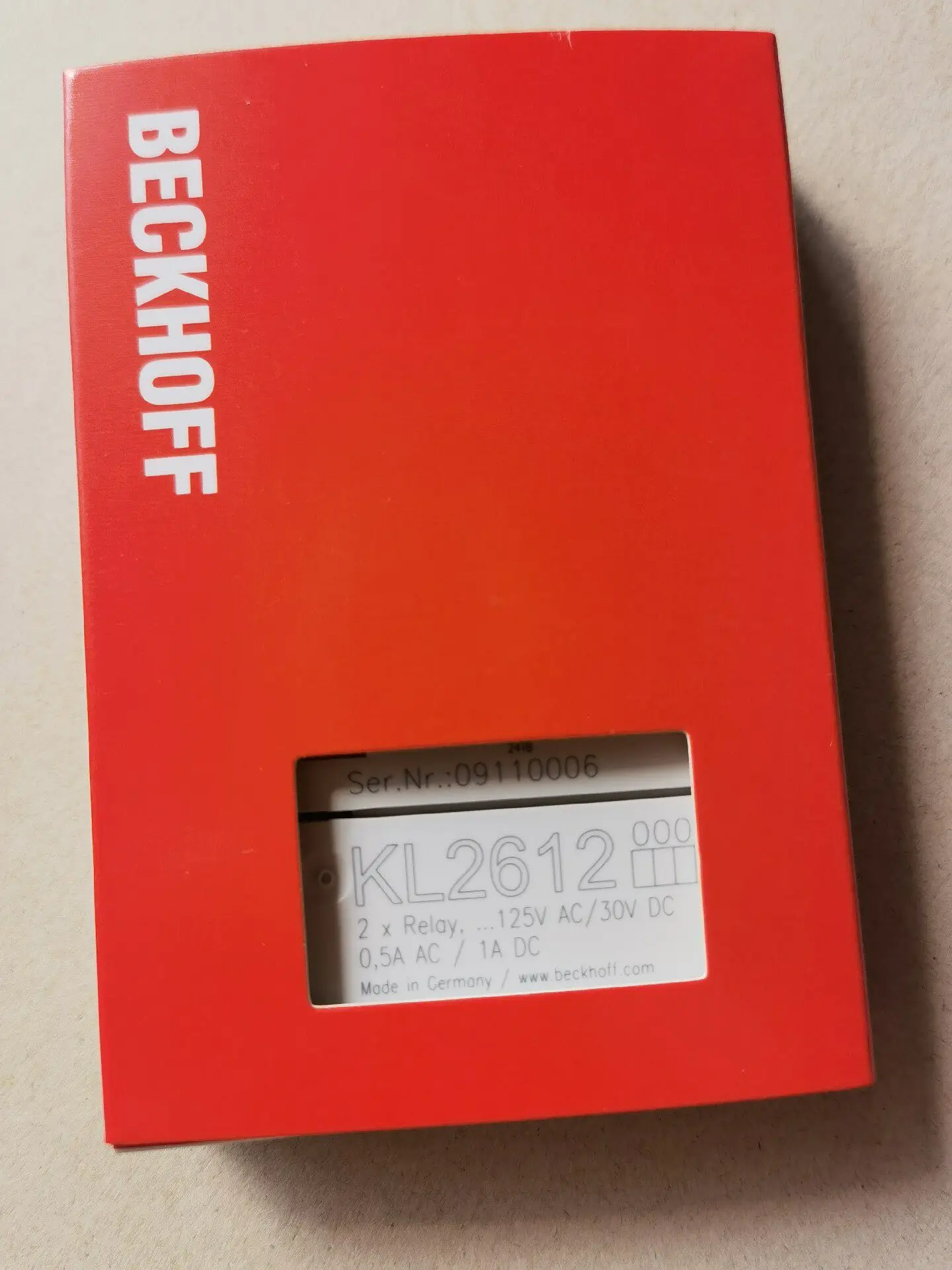 

Beckhoff module KL2612 brand new in stock, high quality