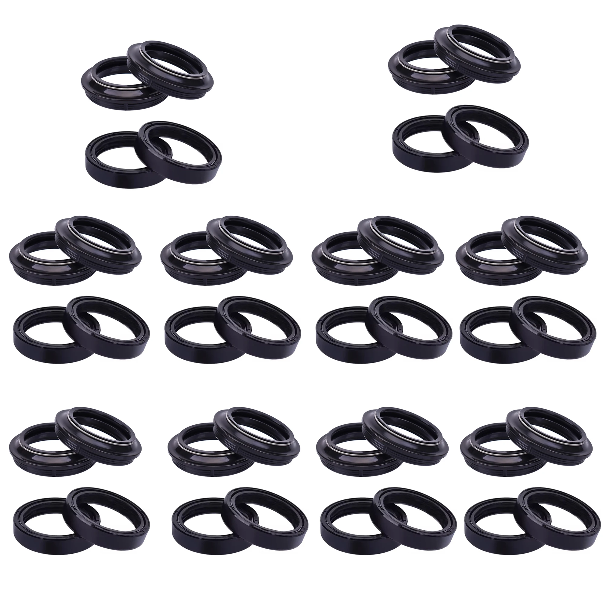 

37x50x11 Front Fork Oil Seal & Dust Cover For Honda CR80R CR85R CRF150R CRF230F CTX200 NX200 XL200 XR200R 1992-2014 2015 2016