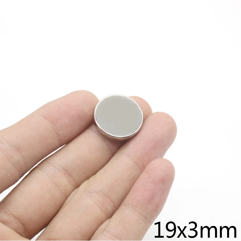 10-300pcs Round 19x3mm sheet Magnets N35 Neodymium rare earth micro NdFeB super Strong circle Powerful Magnet magnetic 19*3mm