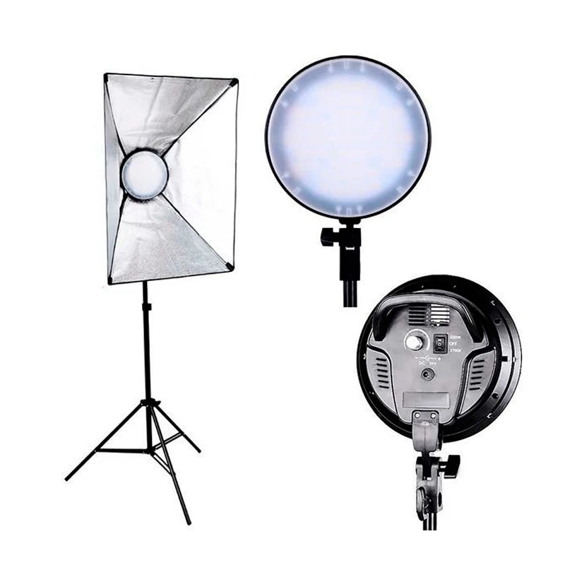 50x70cm Led Max 45 Softbox Lighting Kit-Hot and Cold