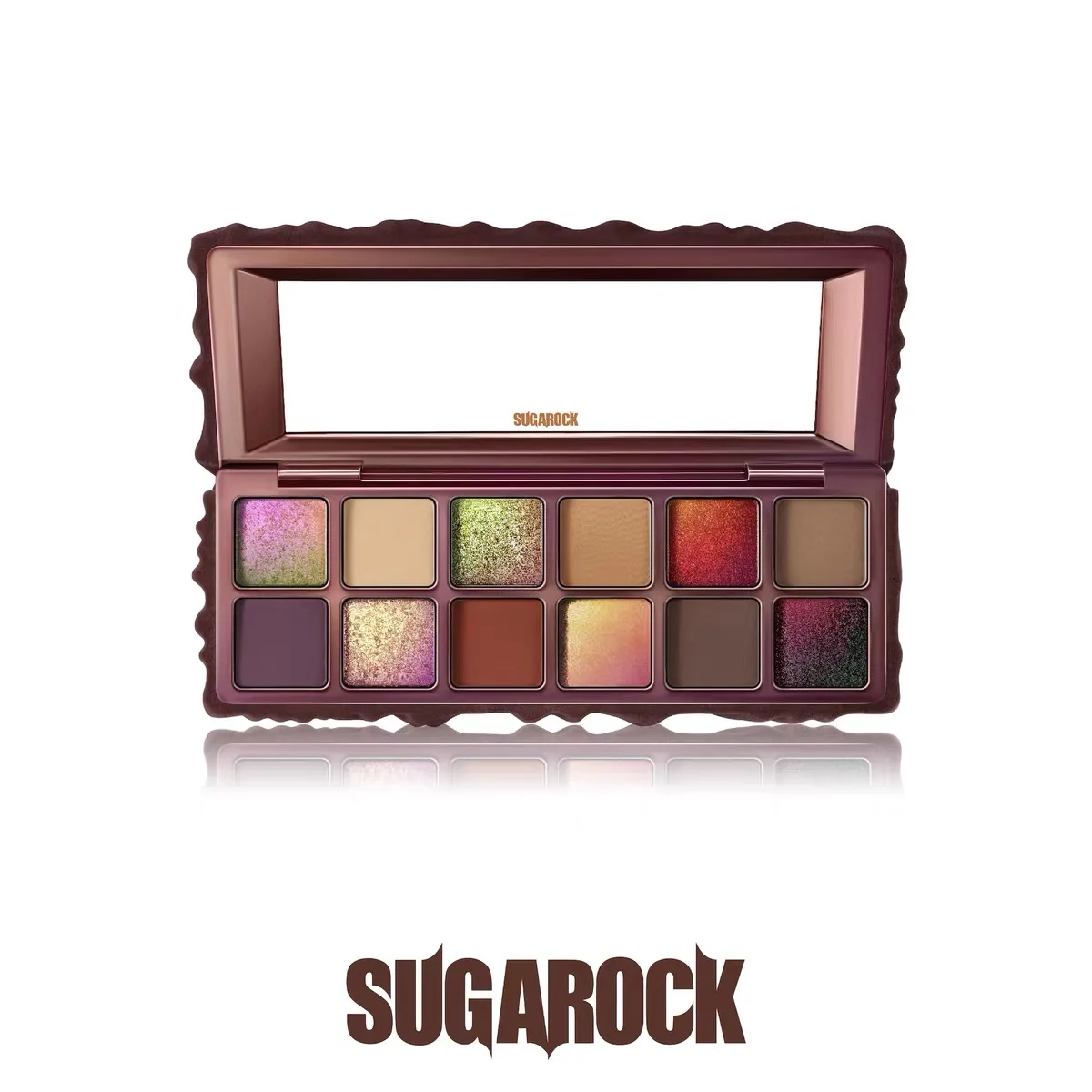 Sugarock 12 Colors Eyeshadow Palette Chameleon Matte Shimmer Eye Shadow Makeup