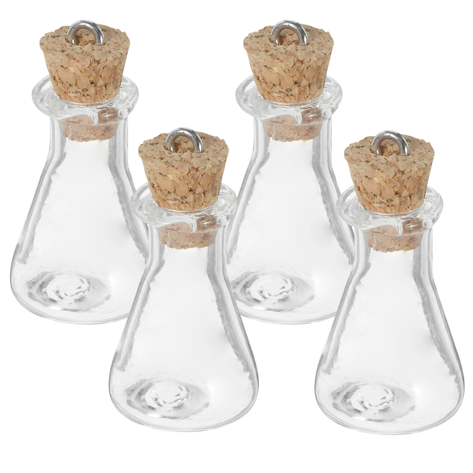 

Mini Glass Bottles Glass Bottle Pendant Small Size Lightweight Easy to Carry Storage for Perfumes Essential Oils Creative