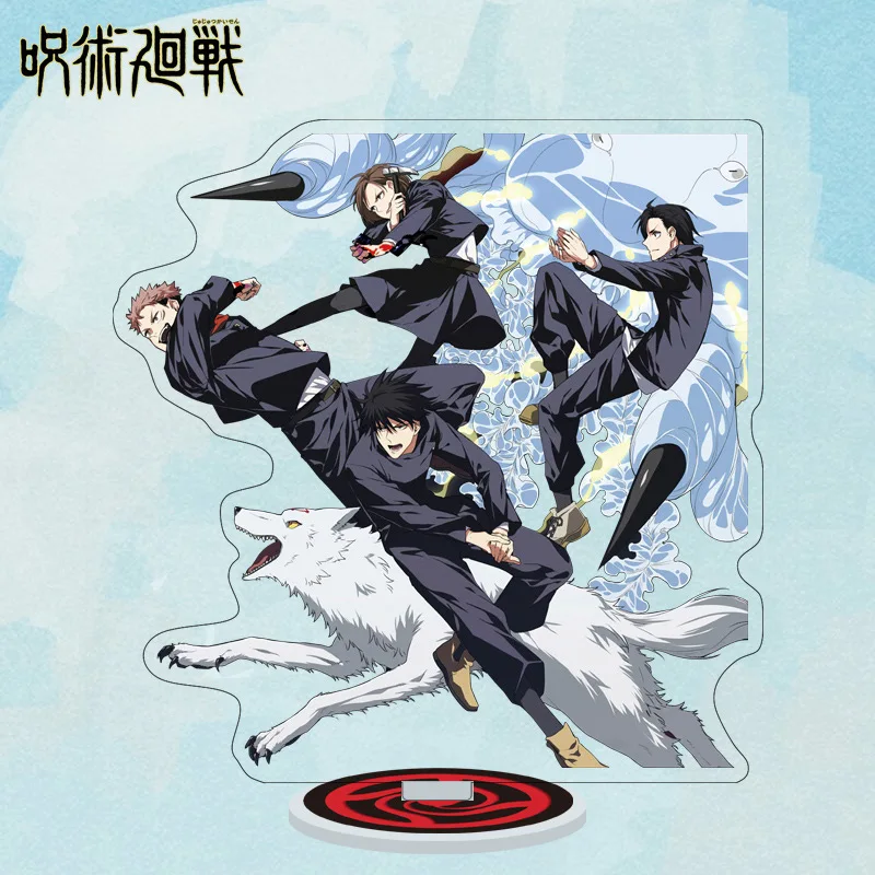Anime Jujutsu Kaisen Acrylic Stand Manga Figures Miniatures Gojo Satoru Figurines Garage Kits Model Toys GK Ornaments Decoration view 5