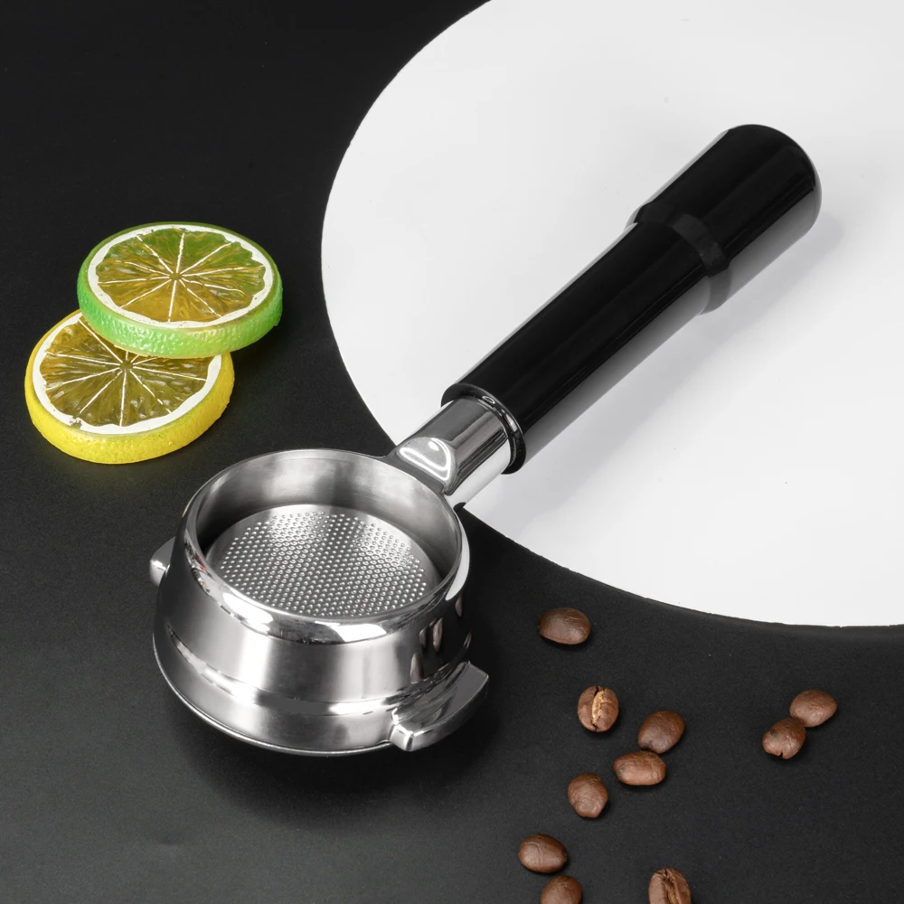 58mm Bottomless Naked Portafilter Compatible With E61 Group Head Professional Espresso Portafilter with Filter Basket