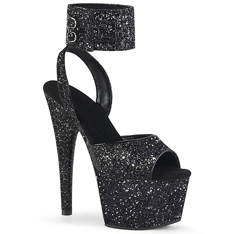 

Туфли на высоком каблуке 17 см на платформе для танцев на пилоне, для ночного клуба, сценического шоу, сексуальные модели на каблуке для стриптиза, вечерние, для взрослых, модное платье