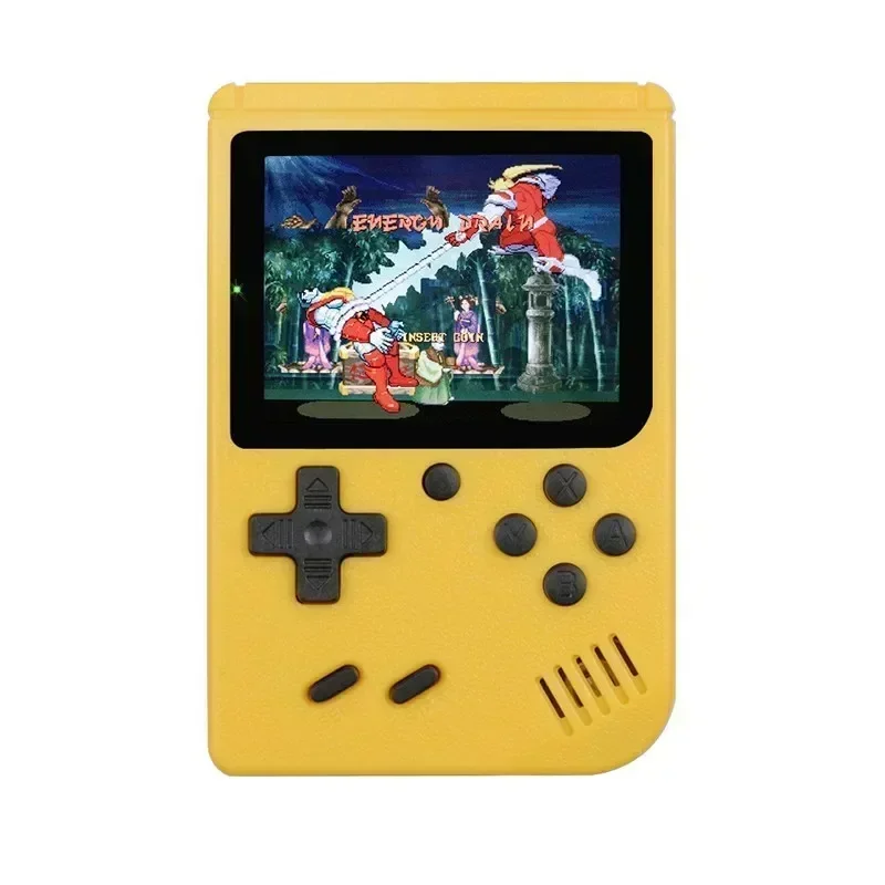 Marios Portable Video Game Console 3 Inch Handheld Connect TV Built-in Color Player with 400 Classic Games Kids Gift