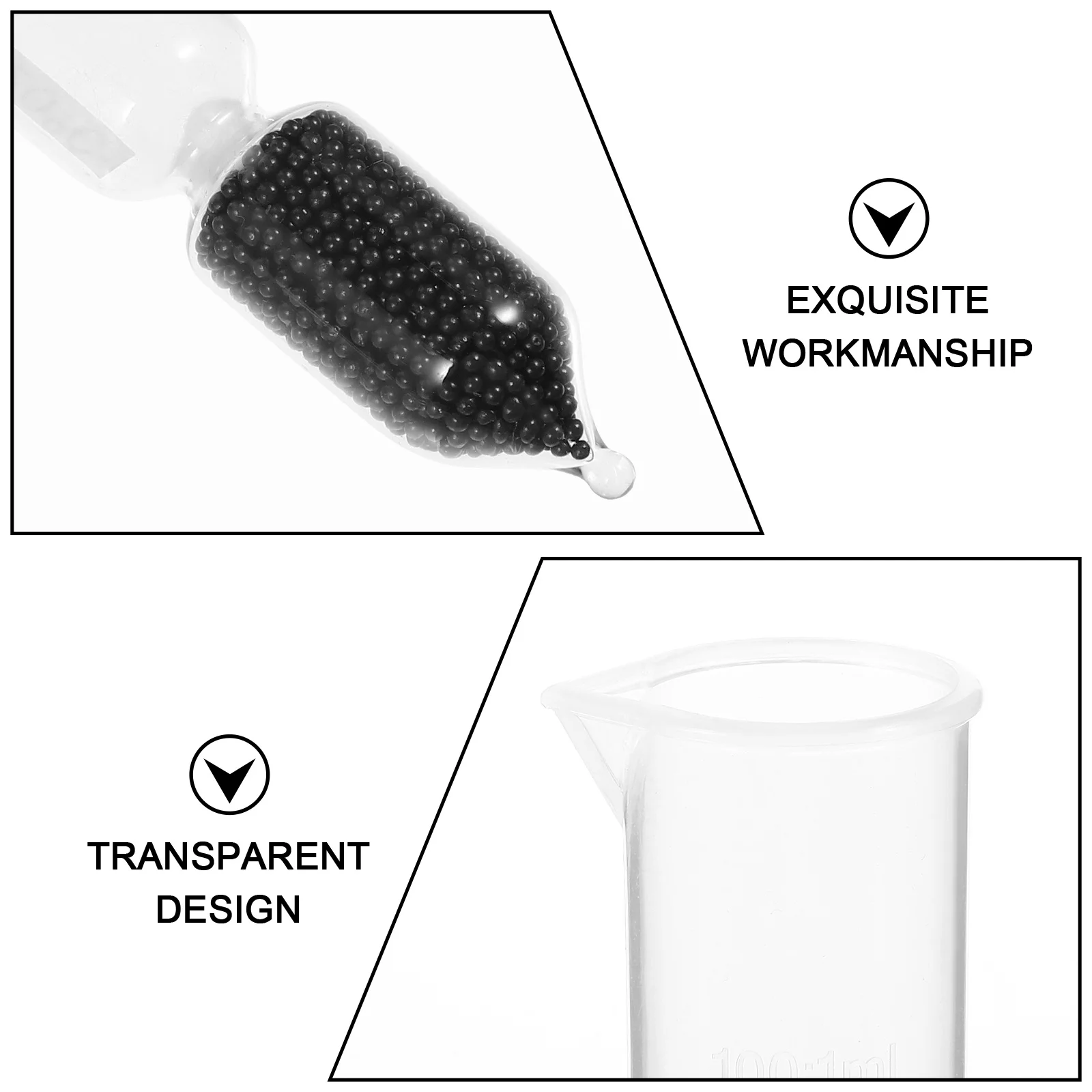 

Hydrometer Dough Tester Set Plastic Cylinder for Accurate Density Measurement Slurry Household Baking Tool Assorted Colors