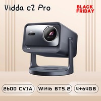 Hisense Vidda C2 Pro 2600CVIA Lumens Popular Projector with HDR10+240HZ Game Home Theater TV  Enhanced Tri-color Laser Projector