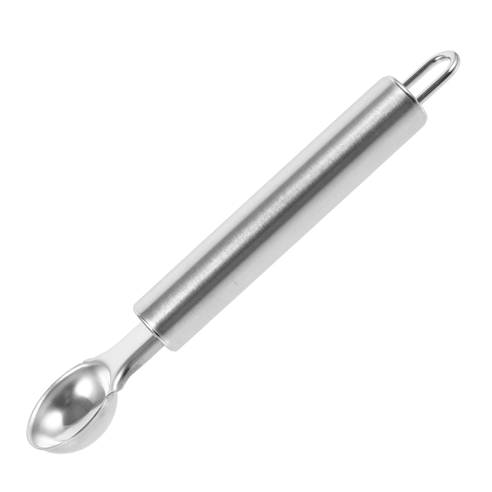 

Fruit Ball Spoon Melon Baller Scoop Stainless Steel Dessert Cookie Ice Cream Scooper Holder Kitchen Tool