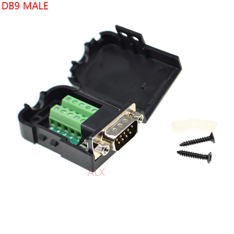 1PCS DB9 9PIN Male … - image
