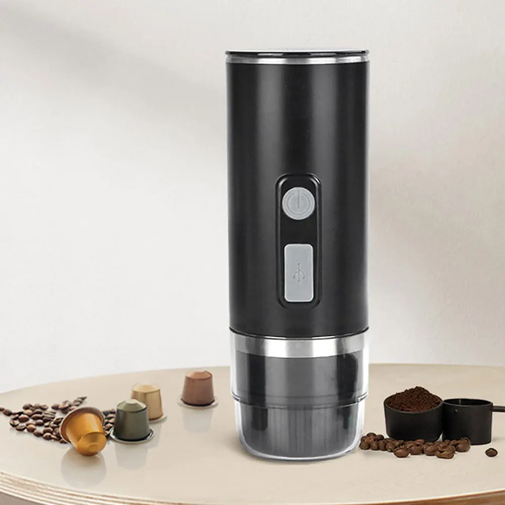 Cafetière Expresso 3 en 1, Capsule Dolce Gust, Cafetière électrique en poudre pour le camping, les voyages, la randonnée et le bureau