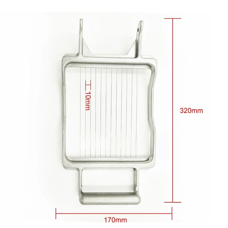 Formaggio manuale Sushi Tofu salsiccia affettatrice multifunzionale verdura frutta 10mm-20mm affettatrice limone taglierina macchina utensili da cucina