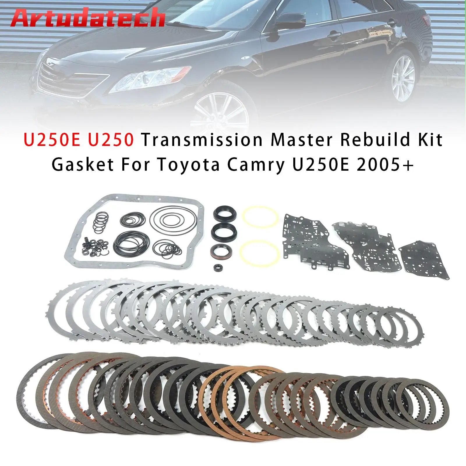 

Комплект для капитального ремонта трансмиссии Artudatech U250E U250 с прокладками для Toyota Camry U250E 2005+ (автоаксессуары)