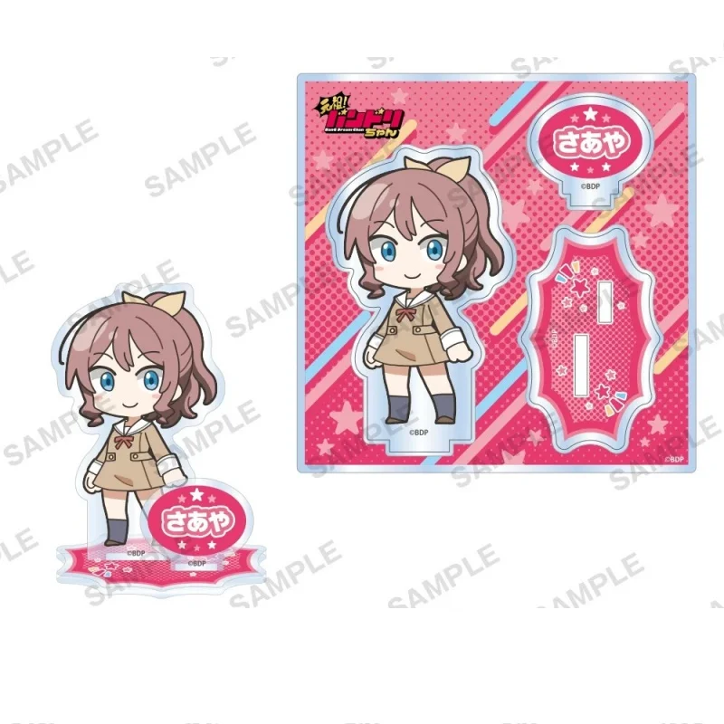HOT 10cm Anime GANSO! BanG Dream Chan Acrylic Stand Modlel Desktop Decoration Game Collectible Ornament Gift For Fans Keychain
