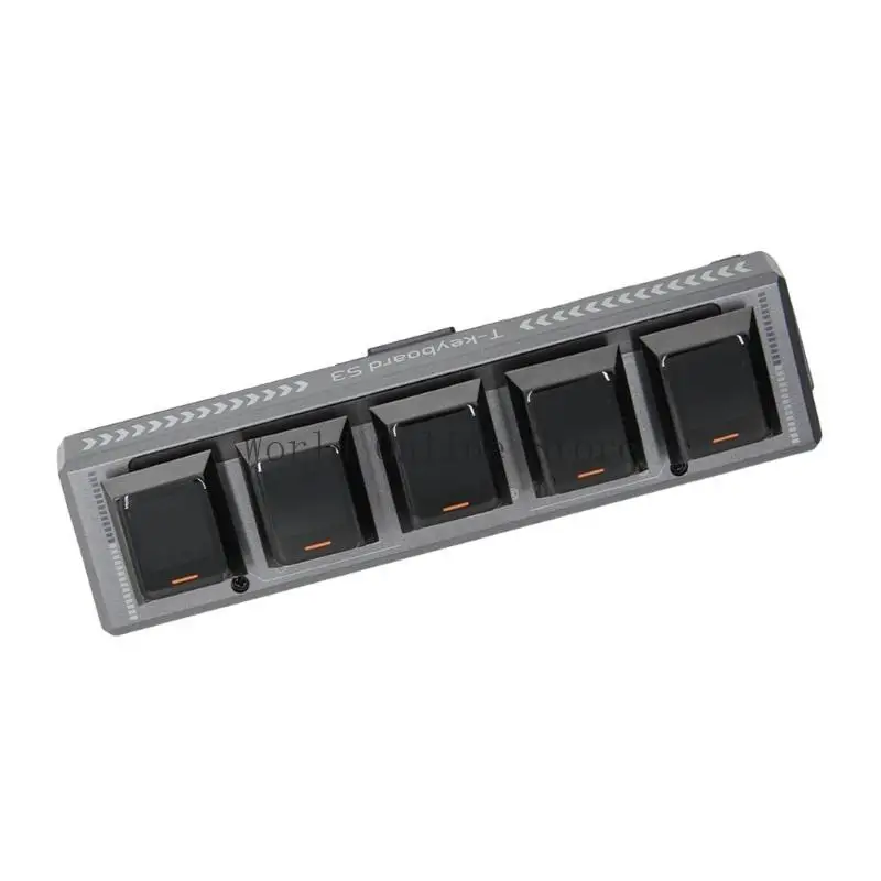 T-Keyboards-S3 ESP32S3 Papan Pengembangan Keyboard 0.85 inci LCD Tombol WiFi Bluetooth-kompatibel WS2812 RGBS Encoders 87HC