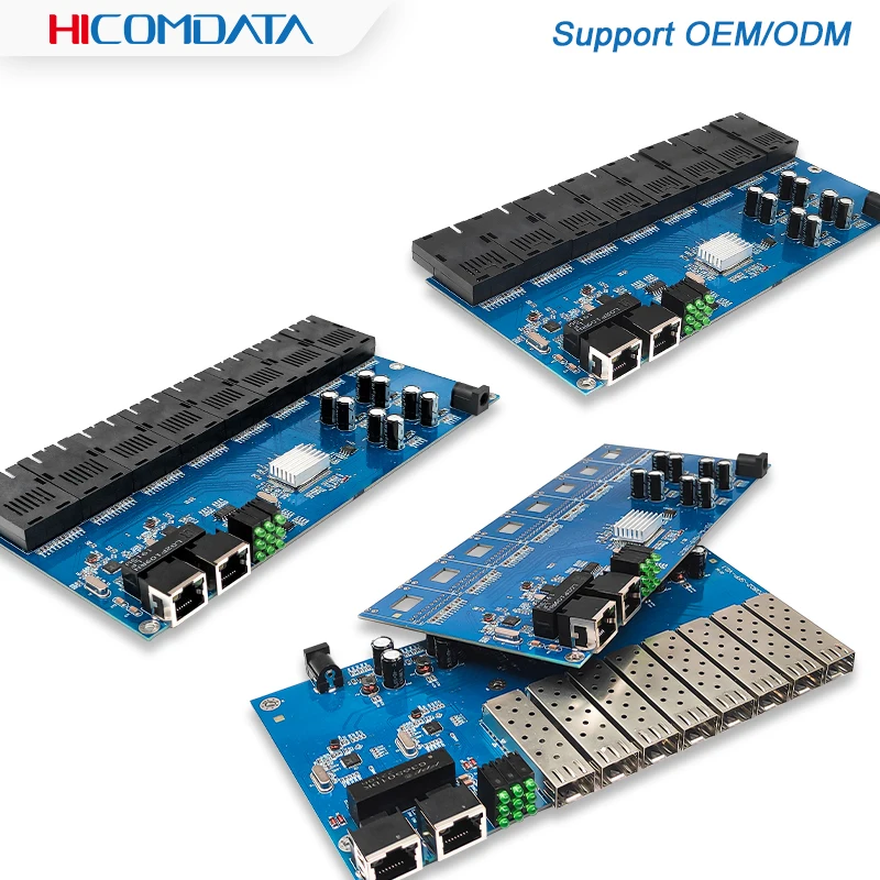 Imagem -02 - Transceptor Ótico da Fibra 1000m Port Rj45 Gigabit Sfp 20km sc Único Modo cc do Interruptor 12v Conversor dos Meios Pcba