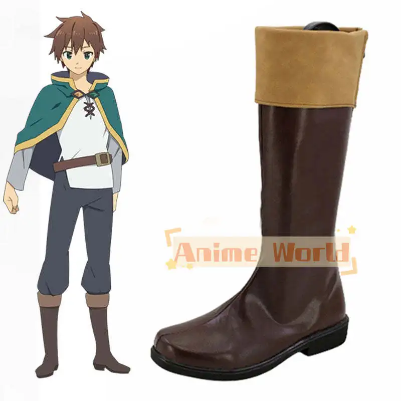 Satou Kazuma Shoes Cosplay Boots Custom-made Halloween Carnival Party Props