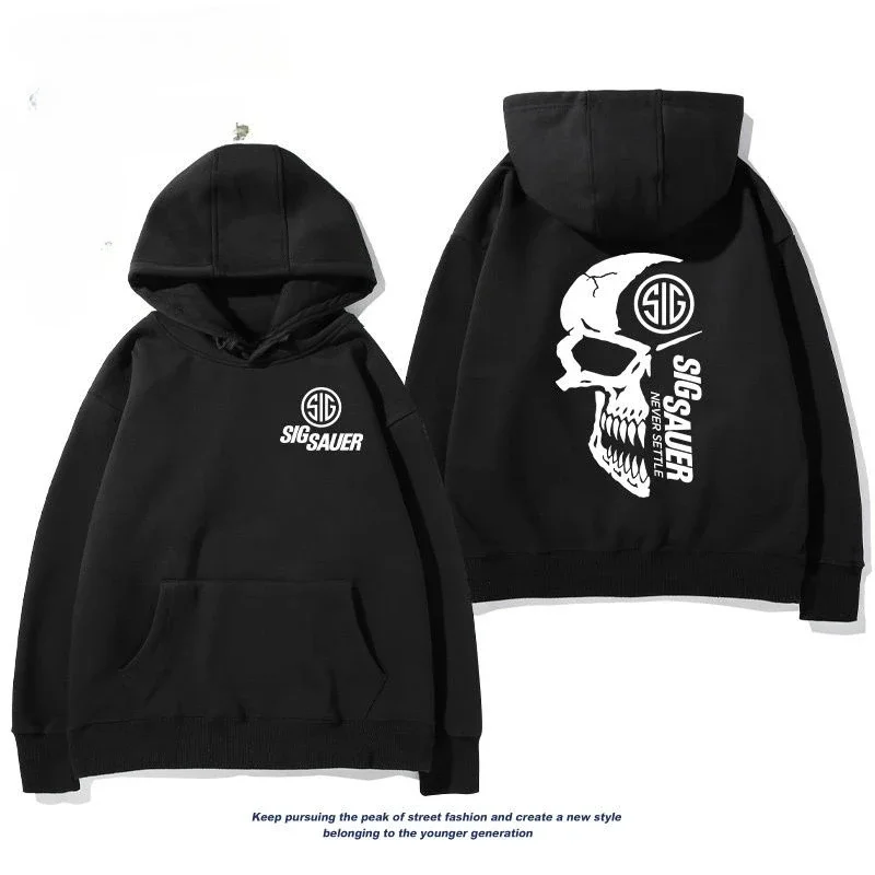 

Tough Guy Club Jacket Hooded Sweater Armament Theme Wear Hoodie Autumn and Winter Men's and Women's Casual Loose Sweatshirt