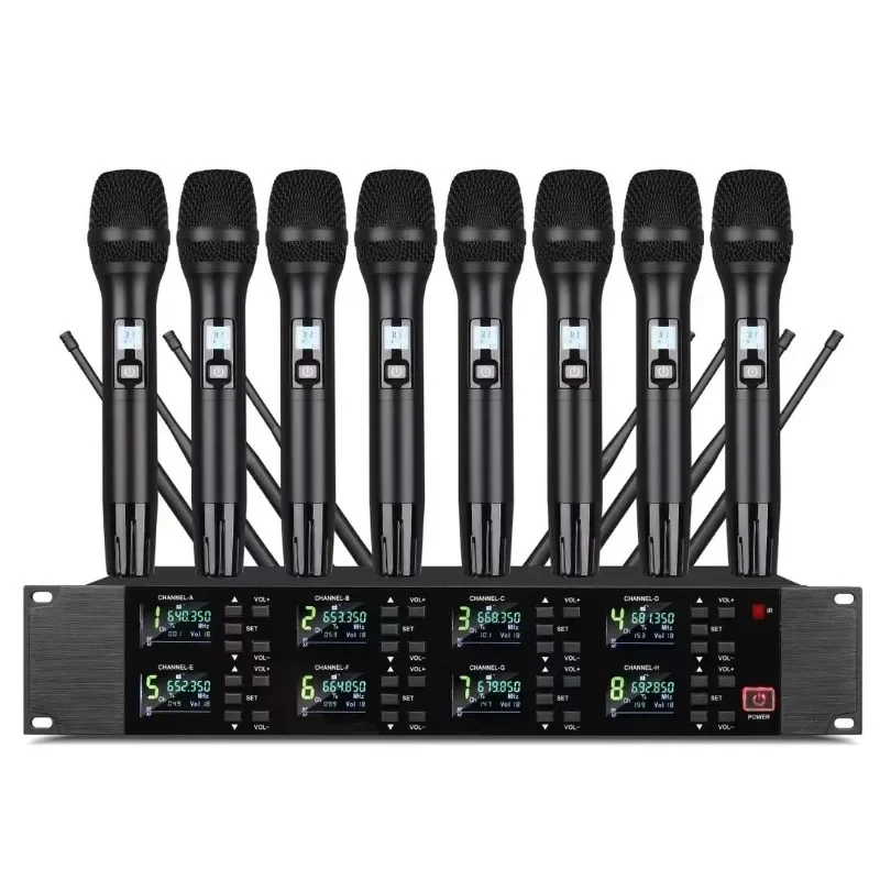Wireless microphone collar clip head wearing handheld teaching microphone stage singing performance