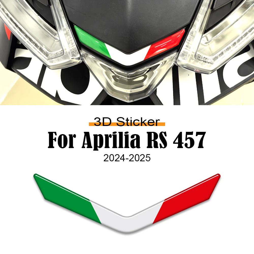 

For Aprilia RS 457 RS457 2024 2025 Front Fairing Decals Italy Flag Arrow Sticker Tank Pad Protection Stickers