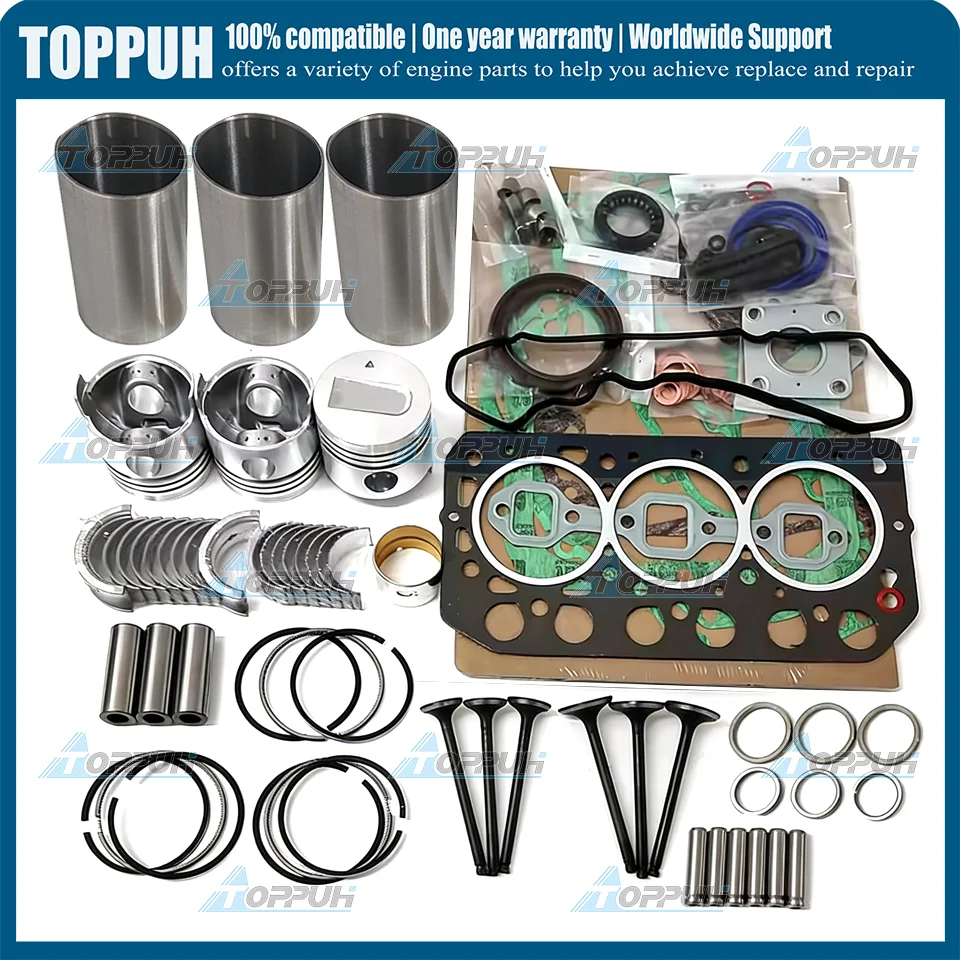 

S3L2 S3L STD Engine Overhaul Rebuild Kit Piston Kit Piston Ring Bearings Valves Full Gasket For Mitsubishi