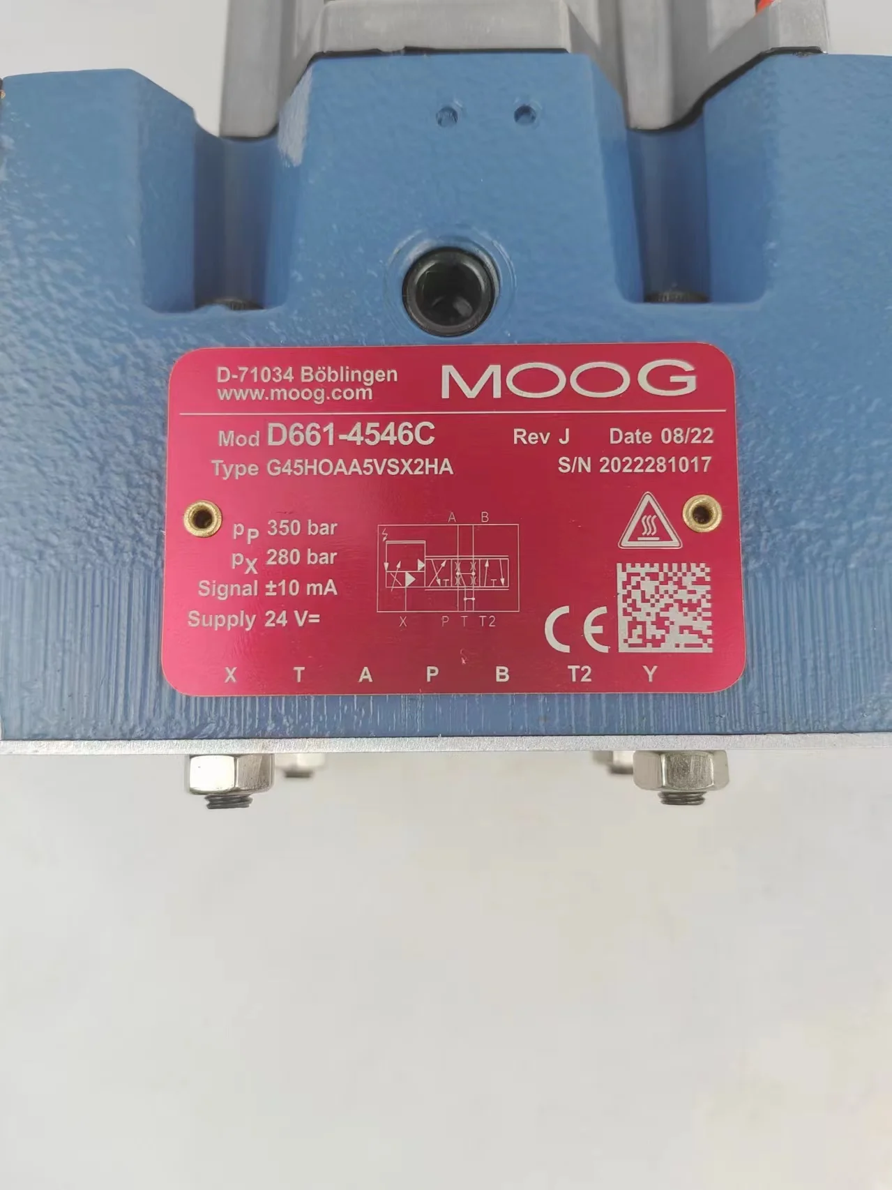 MO-OG D661 D662 D663 G45 Hydraulic servo valve D662-4010 D02HABF6VSX2-A  D662-4942 D061-9310 D662-4015 D02HABF6VSX2-B D662Z4008B