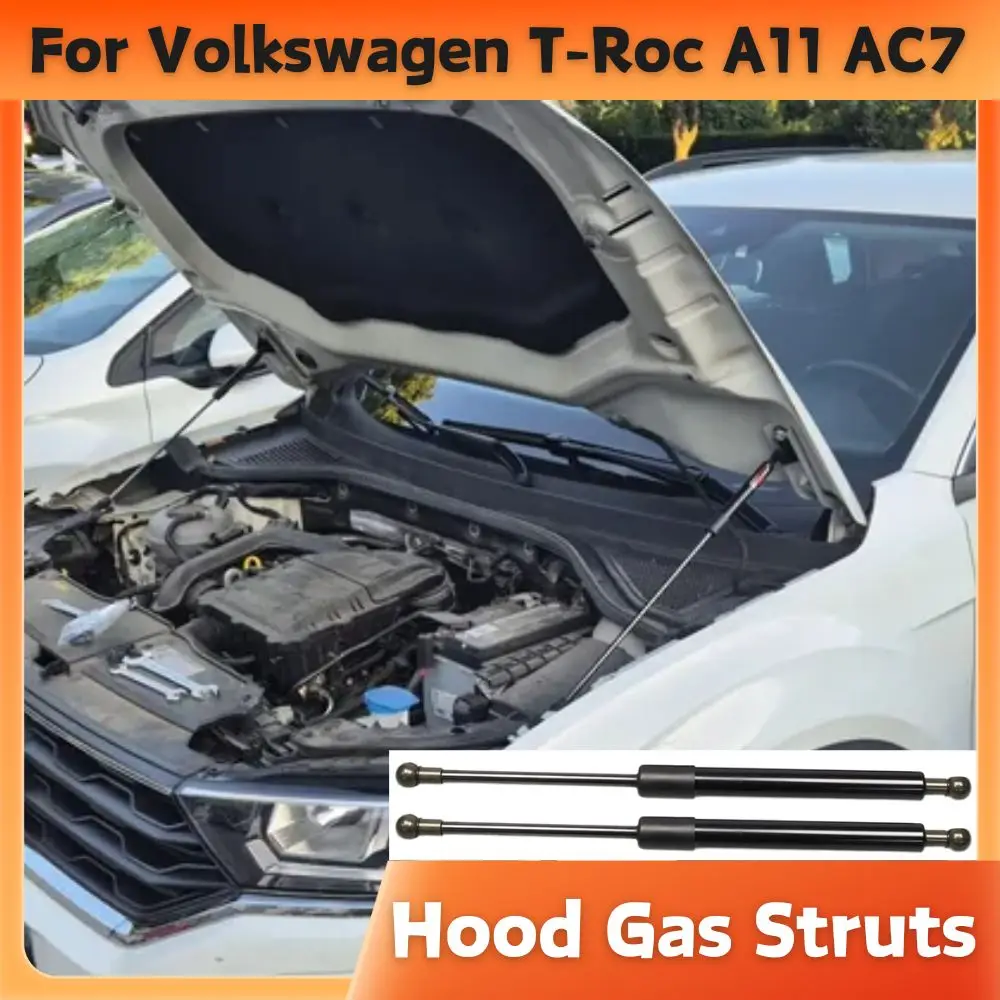 

Hood Struts for Volkswagen T-Roc A11 AC7 2017-present Front Engine Bonnet Gas Springs Shock Absorbers Lift Supports 2PCS