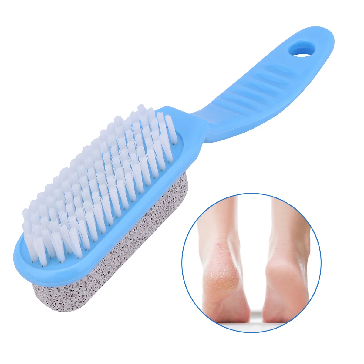 

4pcs File Callus Remover Pedicure Tool Double-Sided Pumice Scrub Skin Exfoliator Home Use Foot Scraper Plastic