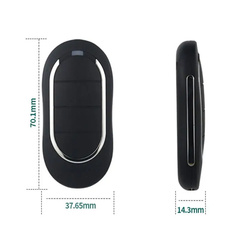 【NEWLY】4X For Alutech AT-4N Remote Control 433Mhz 4 Buttons Garage Door Learning Code Barriers Automation Keychain