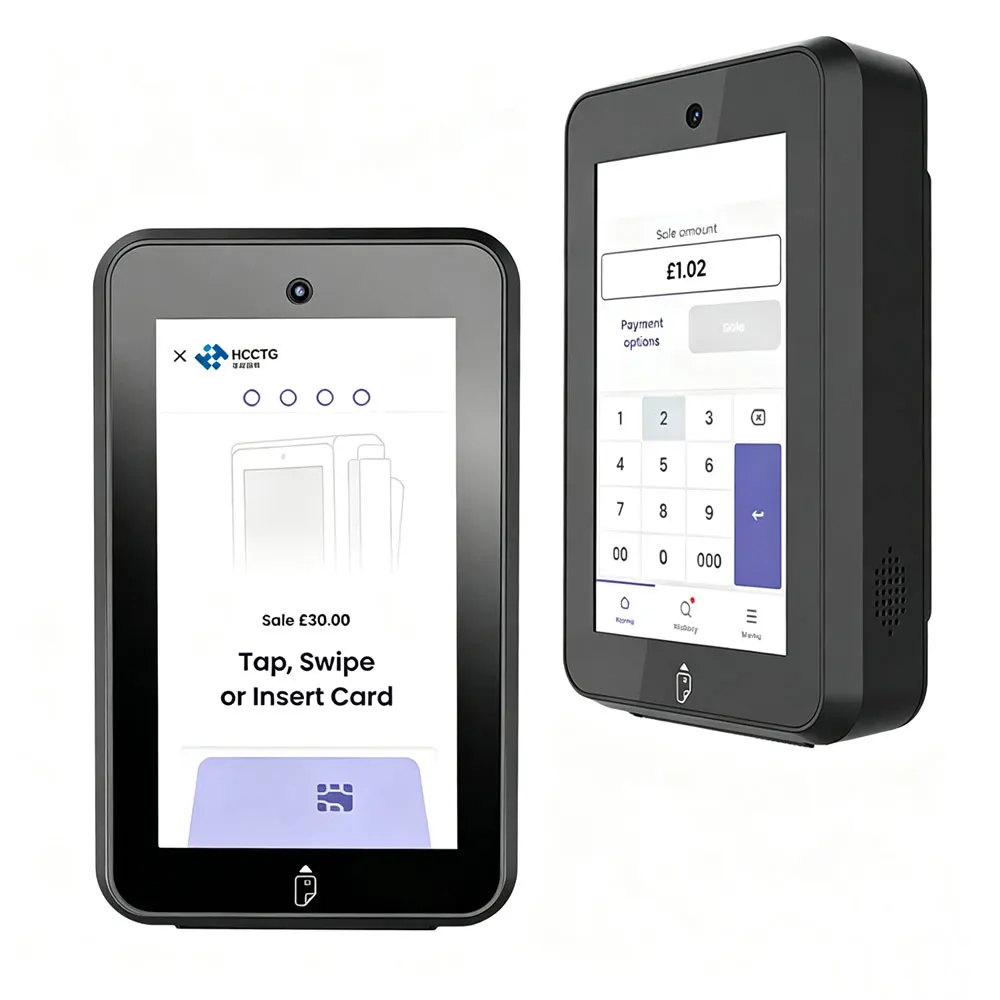 Unattended Payment Terminal Android 14 IP65 Contactless NFC Reader Wall Mount for Self-Service Vending Parking Kiosk CM30