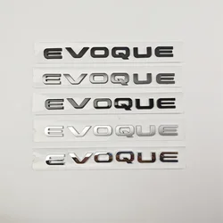 3D ABS Letters EVOQUE Car sticker Rear tail Trunk sticker car rear Emblem sticker for RANGE ROVER P250 P300 styling Accessories