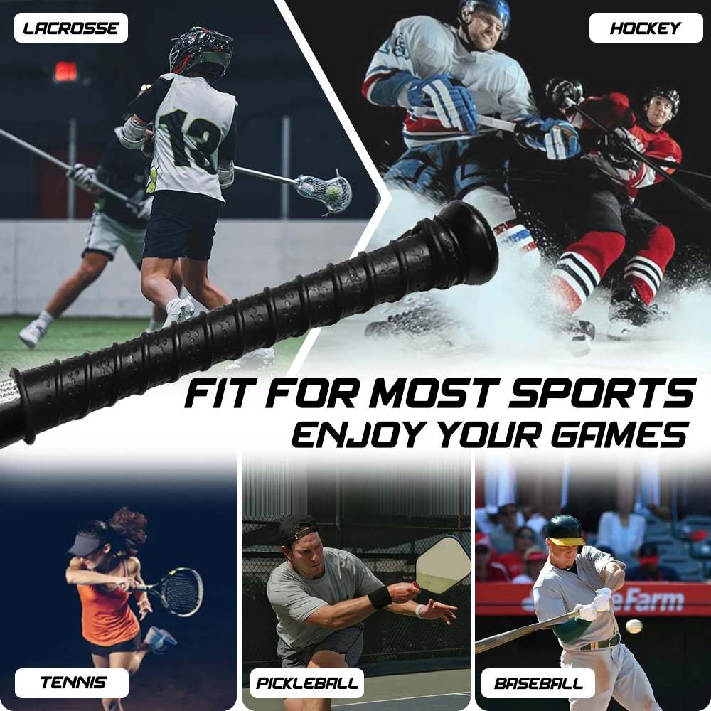 Hokey kaymaz bant 22 CM Silikon Soğuk Shrink Kol Buz Hokeyi Sopası Bant Buz Hokeyi Badminton Spor Aksesuarları Sopa Kavrama