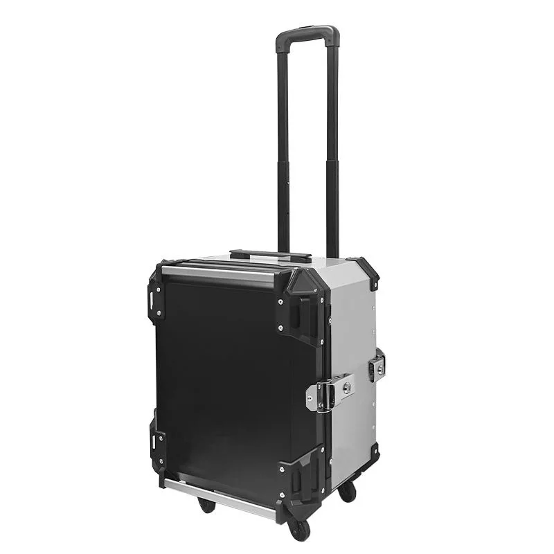 

New motorcycle 55L aluminum alloy suitcase trunk electric vehicle quick dismantling multi-functional trunk