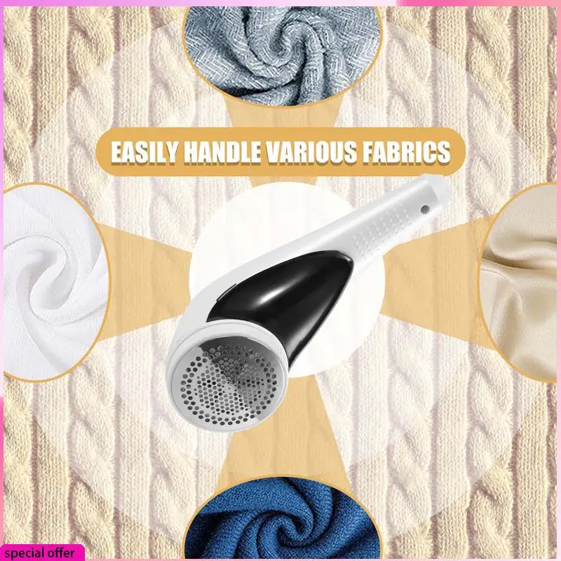 A64Z Elektryczna golarka do usuwania kłaczków, akumulator USB do usuwania kłaczków z różnych tkanin Usuwacz kłaczków Idealny dla rodziny